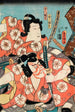 Toneri Umemaru and Toneri Sakuramaru from the piece Sugawara Denj Tenarai Kagami - Utagawa Kunisada Toyokuni III — artwork view