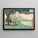 Acte Huit Voyage - Utagawa Kuniyoshi — ingelijst kunstwerk aan de muur