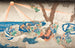 Op de plaats van uitvoering van Tatsunokuchi, Sagami-provincie - Utagawa Kuniyoshi — weergave van het kunstwerk