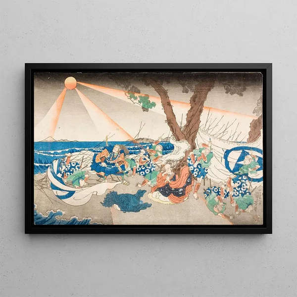 Utagawa Kuniyoshi - At the Execution Ground of Tatsunokuchi Sagami Province.webp