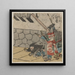 Hyshigi o utsu bushi - Utagawa Kuniyoshi — ingelijst kunstwerk aan de muur