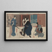 Igami no gonta gonta nyb kosen shme kokingo - Utagawa Kuniyoshi — ingelijst kunstwerk aan de muur