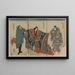 Taira no Munemori mikazuki osen ebizako no j - Utagawa Kuniyoshi — ingelijst kunstwerk aan de muur