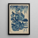 Tamaya uchi Usugumo - Utagawa Kuniyoshi — ingelijst kunstwerk aan de muur