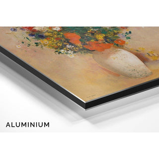 Vase de fleurs fond rose - Odilon Redon | Reproduction Tableau Décoration murale affiche copie