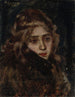Studie voor Menchikov in Beroezov - Vasily Surikov — weergave van het kunstwerk