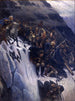 van Souvorov die de Alpen overstak in 1799 - Vasily Surikov — weergave van het kunstwerk
