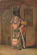 Een boeddhistische lama tijdens een feest in het klooster van Pemionchi Sikkim - Vasily Vereshchagin — weergave van het kunstwerk