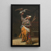 Een rijke Kirgizische jager met een valk - Vasily Vereshchagin — ingelijst kunstwerk aan de muur