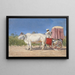 koets voor Delhi - Vasily Vereshchagin — ingelijst kunstwerk aan de muur