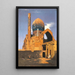 Mausoleum van Gour Emir Samarkand - Vasily Vereshchagin — ingelijst kunstwerk aan de muur