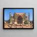 Madrasa Chir-Dor op het Registanplein in Samarkand - Vasily Vereshchagin — ingelijst kunstwerk aan de muur
