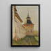 Tour van het klooster - Vasily Vereshchagin — ingelijst kunstwerk aan de muur