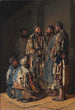 Politici in een opiumhuis in Tasjkent - Vasily Vereshchagin — weergave van het kunstwerk