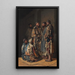 Politici in een opiumhuis in Tasjkent - Vasily Vereshchagin — ingelijst kunstwerk aan de muur