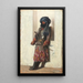 Personeelschilderij van de veiligheidsdienst van Afghanistan - Vasily Vereshchagin — ingelijst kunstwerk aan de muur