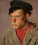 Studie van een boerenhoofd - Vasily Vereshchagin — weergave van het kunstwerk