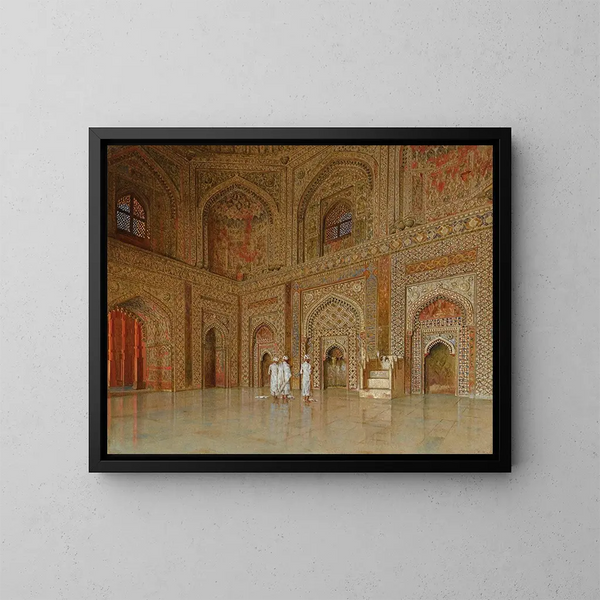 van het hoofdmuseum van Fatehpur-Sikri - Vasily Vereshchagin — ingelijst kunstwerk aan de muur