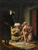 De verkoop van de slavenjongen - Vasily Vereshchagin — weergave van het kunstwerk