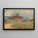 van het hoofdtempel van het klooster Tassiding, Sikkim - Vasily Vereshchagin — ingelijst kunstwerk aan de muur