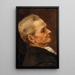 Portret van een man - Václav Brožík — ingelijst kunstwerk aan de muur