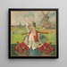 Vendeur de fleurs néerlandais - Campbell Metzger Jacobson — wandpresentatie van het kunstwerk