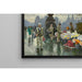 Reproductie van het schilderij Vendeuses de fleurs au pont de la reine Louise à Copenhague - Paul Fischer