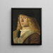 Portret van een jonge man - Venetiaans 16e eeuw — ingelijst kunstwerk aan de muur