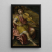 Orpheus - Venetian School — framed artwork on a wall