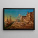 Riva degli Schiavoni Venice - Venetian School — framed artwork on a wall