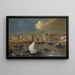 Venice Painting View of Fondamenta Nuove and Ospedale dei Mendicanti from San Michele Island - Venetian School — framed artwork on a wall