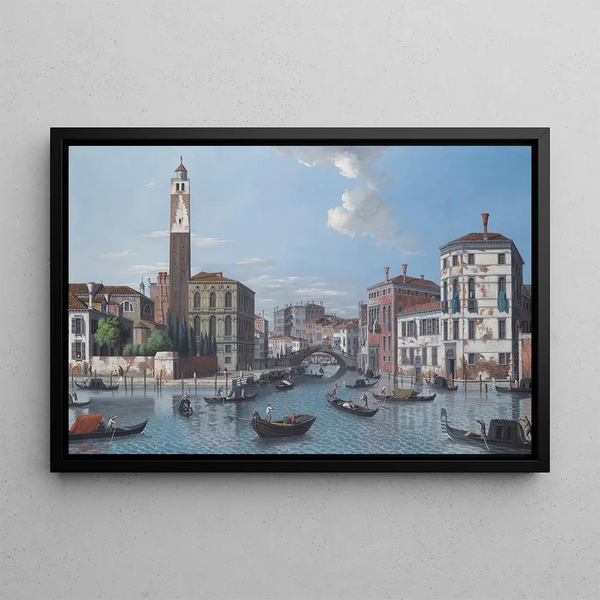 Venetian School - Venice The Entrance To The Grand Canal At S Geremia.webp
