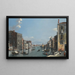 Venice Painting, the Grand Canal facing east towards the Dogana - Venetian School — framed artwork on a wall