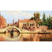 Reproductie van het schilderij Venise schilderij, uitzicht op de Ponte de la Calcina over de Rio di San Vio - Antonietta Brandeis