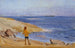 Antti op een rotsachtige strand - Venny Soldan-Brofeldt | Reproduction — weergave van het kunstwerk