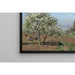Reproductie van het schilderij van een bloesemboomgaard in Louveciennes - Camille Pissarro