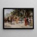 L'Arrivée - Vicente García De Paredes — ingelijst kunstwerk aan de muur