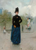 La Parisienne - Vicente Gómez Y. Plasencia — weergave van het kunstwerk