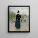 La Parisienne - Vicente Gómez Y. Plasencia — ingelijst kunstwerk aan de muur
