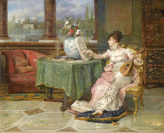Vicente Palmaroli y Gonzlez - La sonata.webp