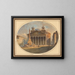 Le Panthéon - Victor Jean Nicolle — ingelijst kunstwerk aan de muur