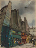 Plaats Saint - André - des - Arts, Parijs, tussen de Sugerstraat en de Saint - André - des - Arts - Victor Alfred Lundy — weergave van het kunstwerk