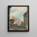 Vue de la rue - Victor Alfred Lundy — ingelijst kunstwerk aan de muur
