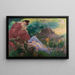 Peace and Joy Living Room, Meditation - Victor Émile Prouvé — framed artwork on a wall