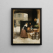 Crèmerie en winter - Victor Gabriel Gilbert — ingelijst kunstwerk aan de muur