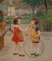 Glaces du jour - Victor Gabriel Gilbert — weergave van het kunstwerk