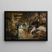 De Parijse markt - Victor Gabriel Gilbert — ingelijst kunstwerk aan de muur