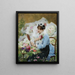 De bloemenverkoper - Victor Gabriel Gilbert — ingelijst kunstwerk aan de muur