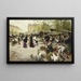 De lagere markt Parijs - Victor Gabriel Gilbert — ingelijst kunstwerk aan de muur
