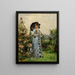 Elegante rozen schilderij - Victor Gabriel Gilbert — ingelijst kunstwerk aan de muur